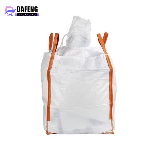 Dafeng PP Woven Cement Big Bulk FIBC Jumbo Bag Polypropylene 1 Ton Bulk PP Bags