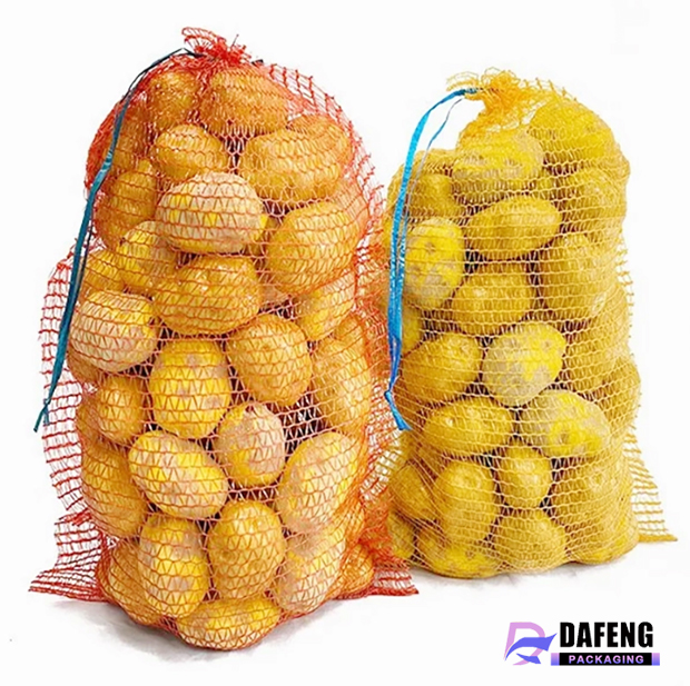 Mesh BagNet Bag Ventilated Design, 5kg-10kg Capacity, Reusable, Fruit & Vegetable Pack