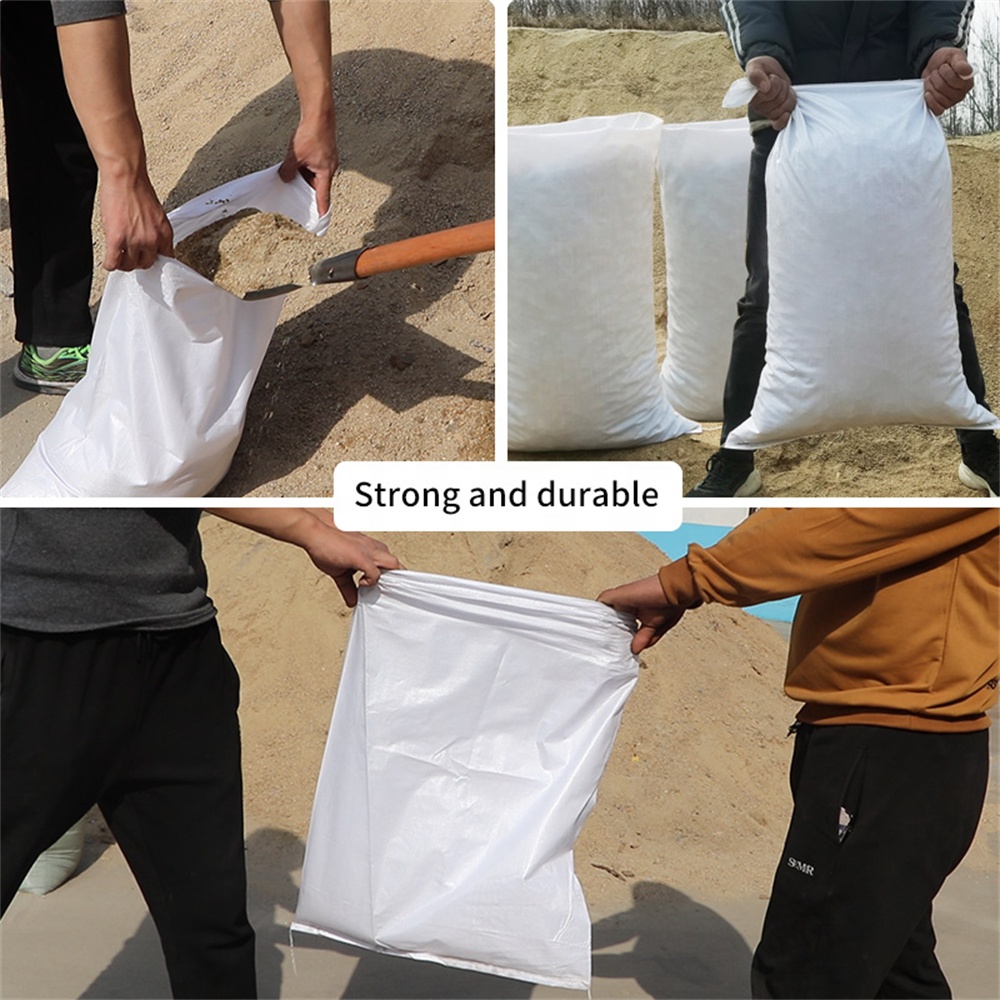 Sand Bag PP Woven Bags with Tie String Anti- UV