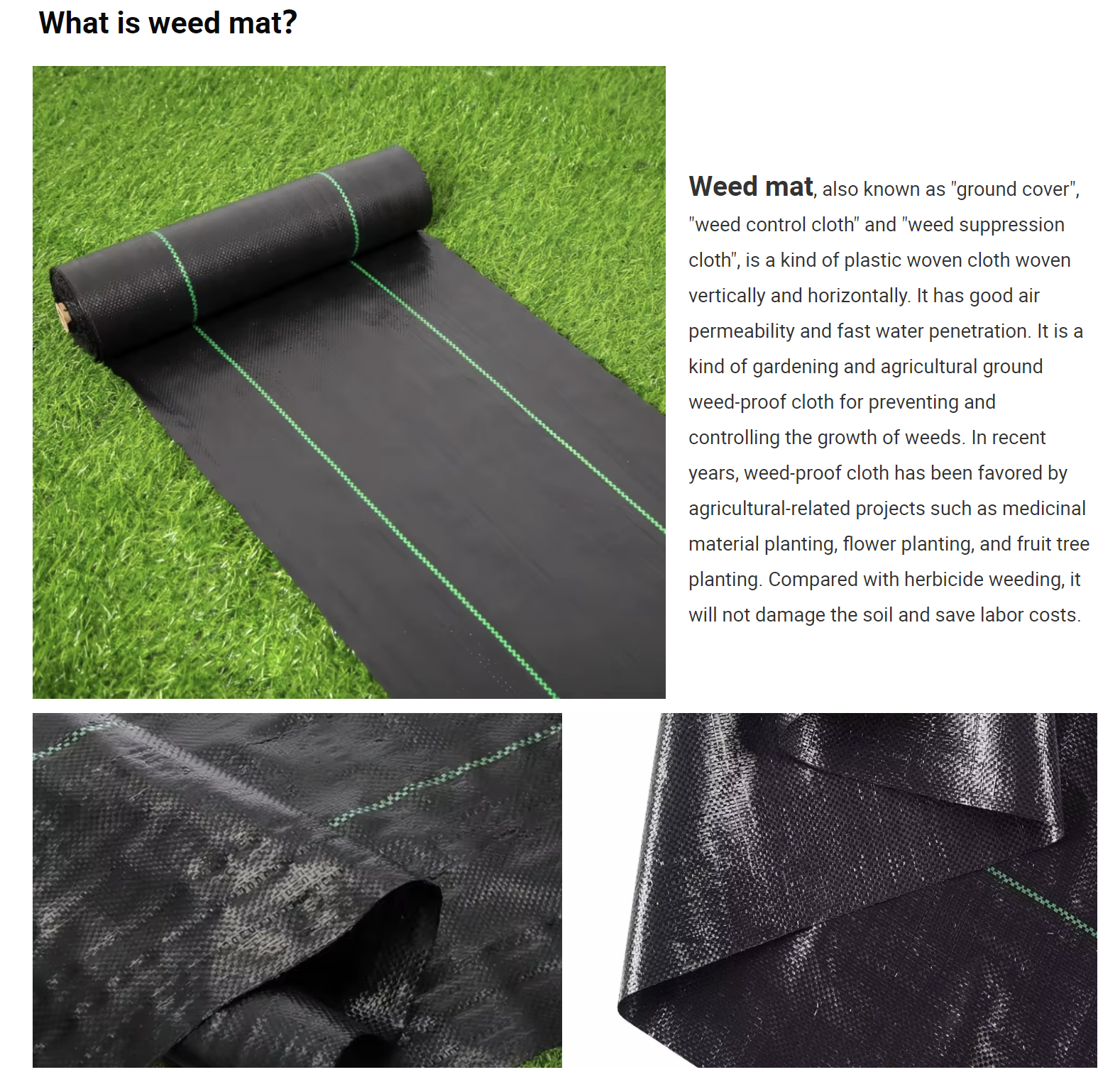 weed mat